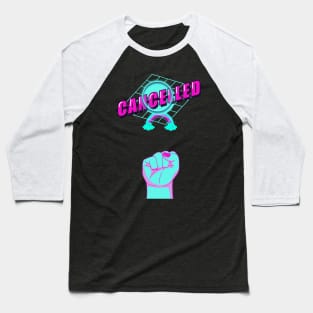 Vaporwave Canceled Baseball T-Shirt